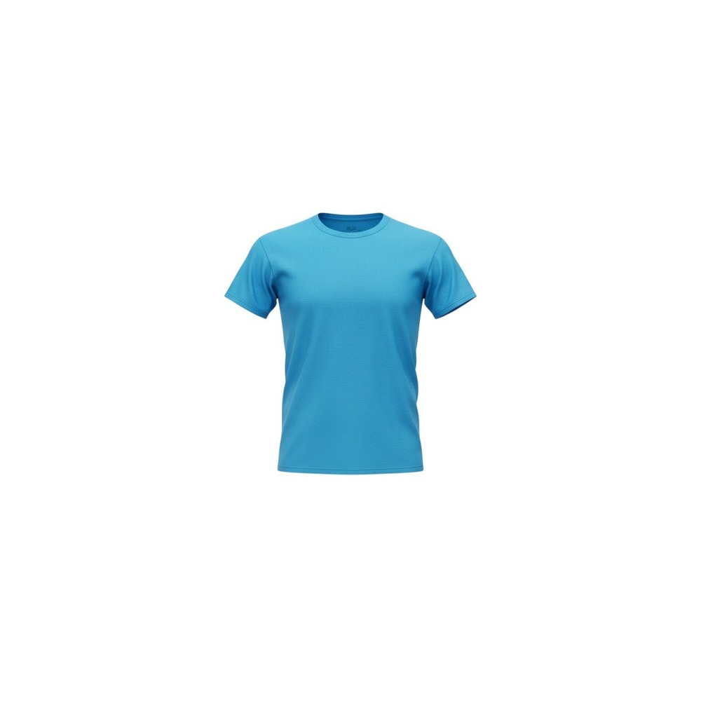 Fruit of the Loom T-Shirt Mens Small Blue Short Sleeve Crew Neck Solid 1620
